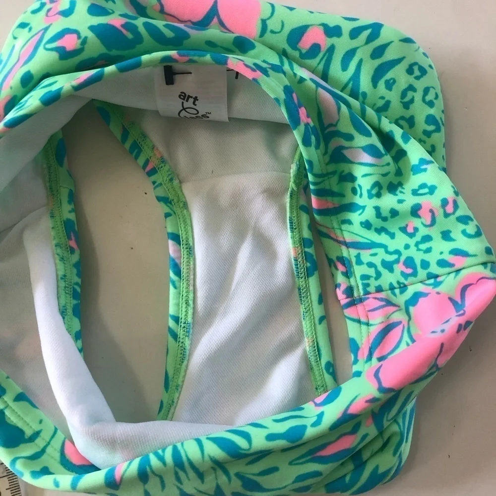 Bundle 3Pc Art Class Black Bralette Floral Bikinis Swimwear Set Size M8